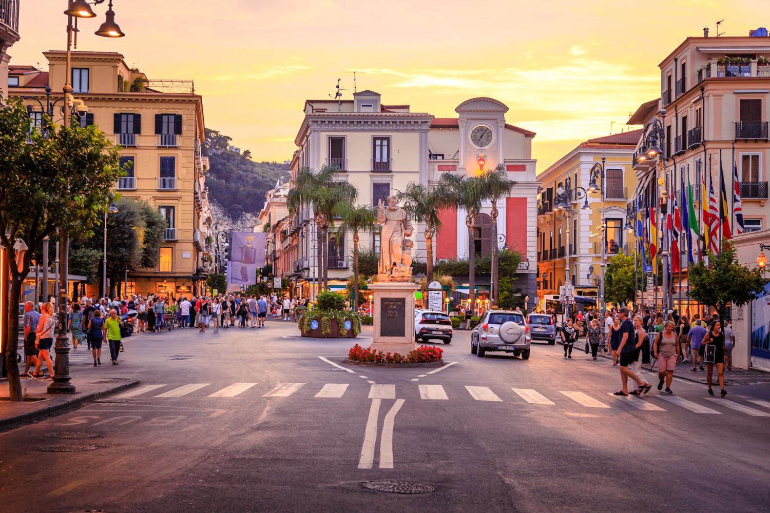 In the heart  of Sorrento